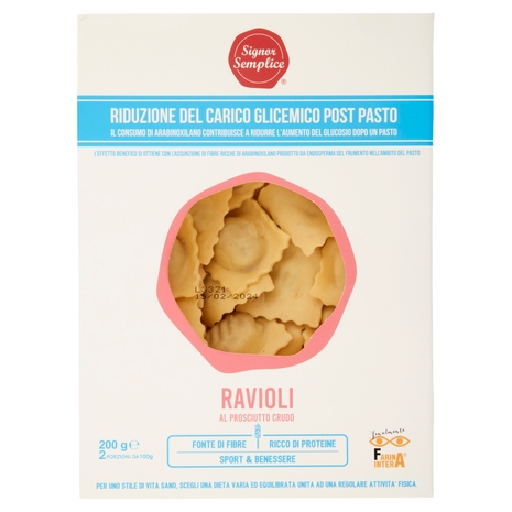 Signor Semplice Ravioli al Prosciutto Crudo 200 g